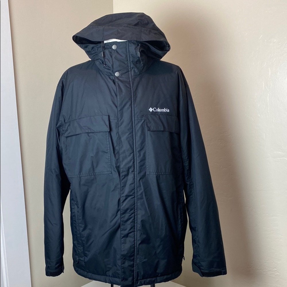 Columbia Men's Black Hooded Jacket